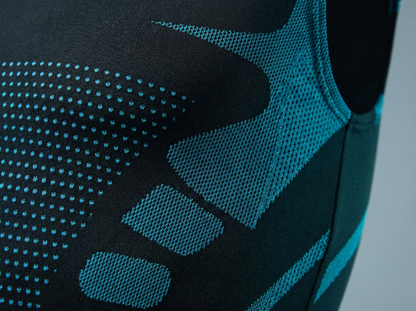 Breathable ice-silk knit fabric detail